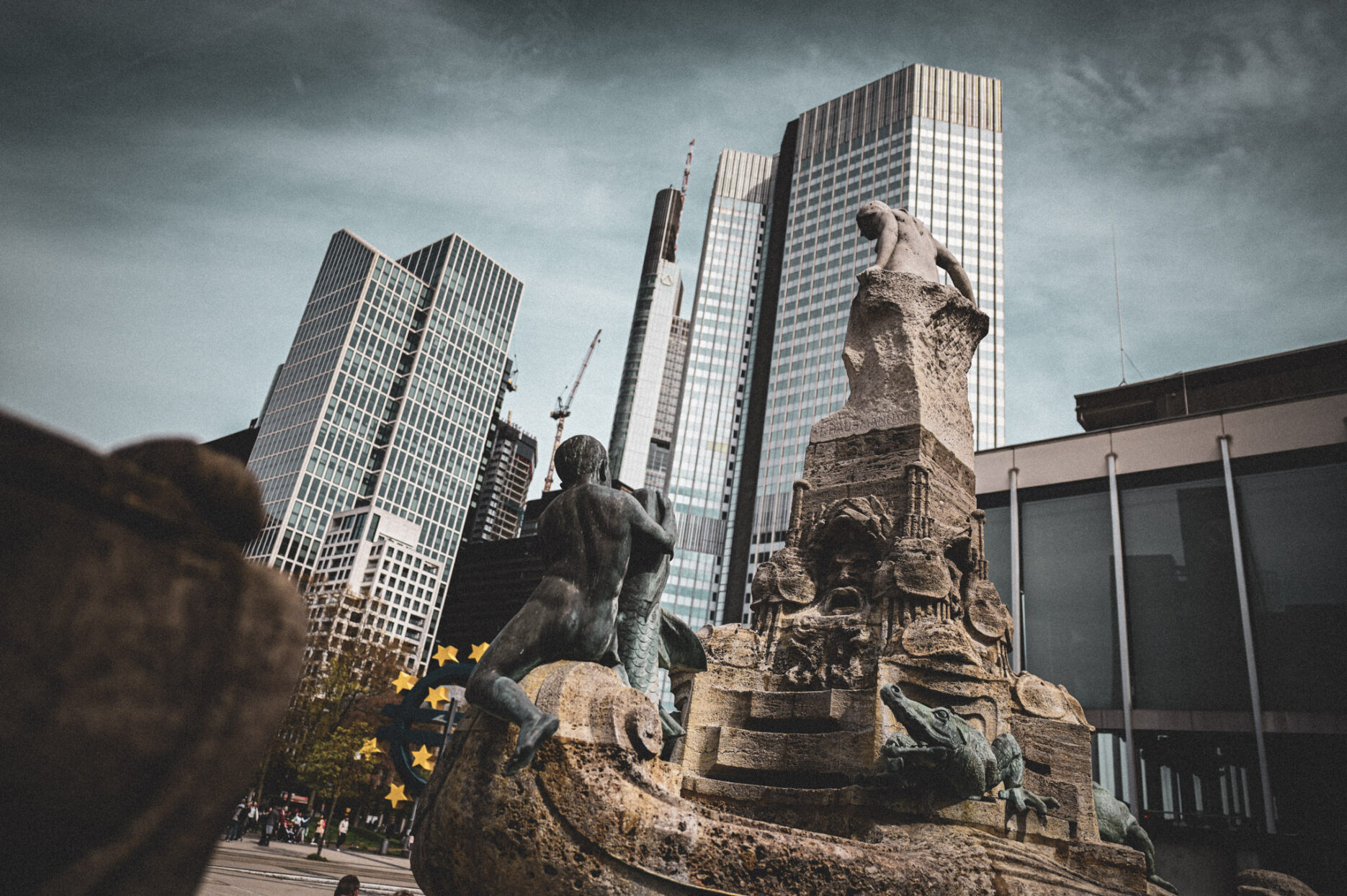 Gravir les grattes-ciel à Frankfurt
